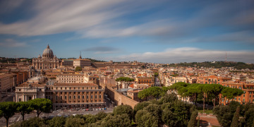 обоя rome, города, рим,  ватикан , италия, перспектива, обзор