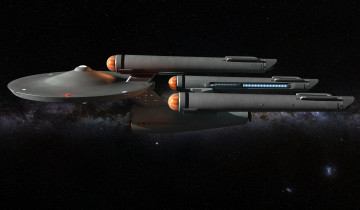 Картинка видео+игры star+trek+online космический корабль полет вселенная звезды