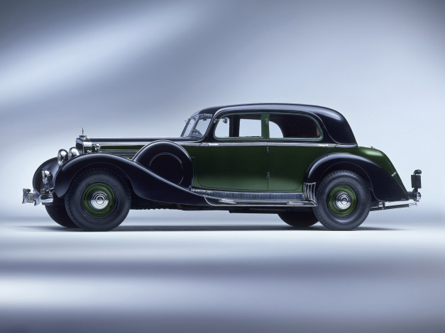 Обои картинки фото maybach zeppelin ds8 coupe limousine 1938, автомобили, классика, ds8, zeppelin, maybach, 1938, limousine, coupe
