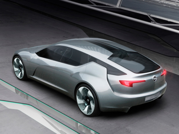 Обои картинки фото opel flextreme gt-e concept 2010, автомобили, opel, 2010, concept, gt-e, flextreme