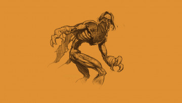 Картинка рисованное комиксы монстр чудовище зомби