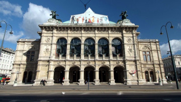 обоя state opera house, города, вена , австрия, state, opera, house
