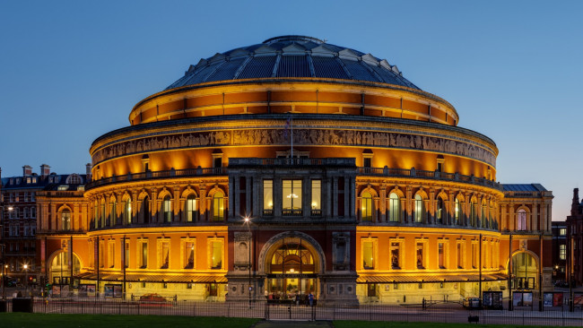 Обои картинки фото royal albert hall, города, лондон , великобритания, royal, albert, hall