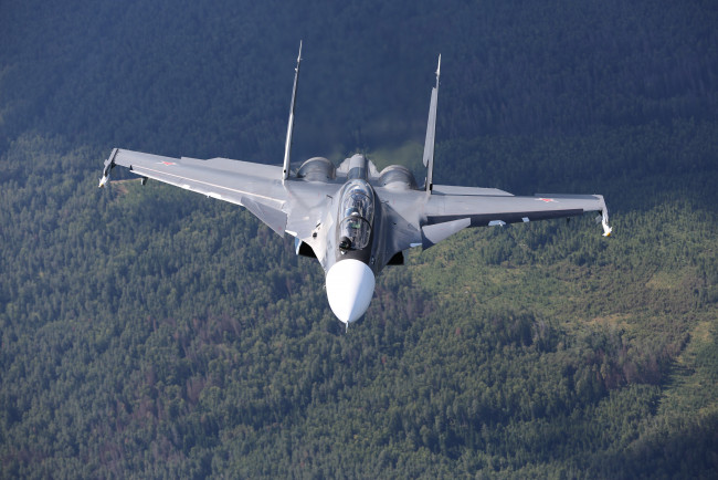 Обои картинки фото су-30см, авиация, боевые самолёты, su-30sm, ввс, истребители, россия, боевые, самолеты, сухой
