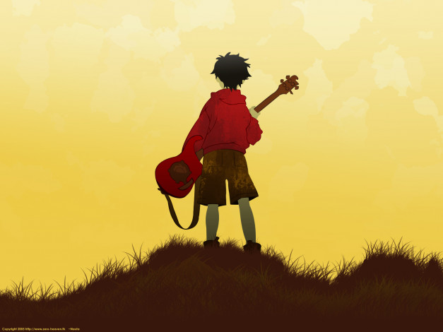 Обои картинки фото аниме, flcl