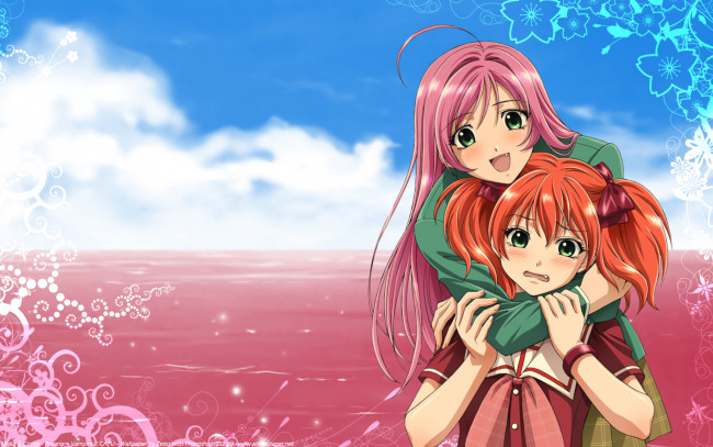 Обои картинки фото аниме, rosario, vampire