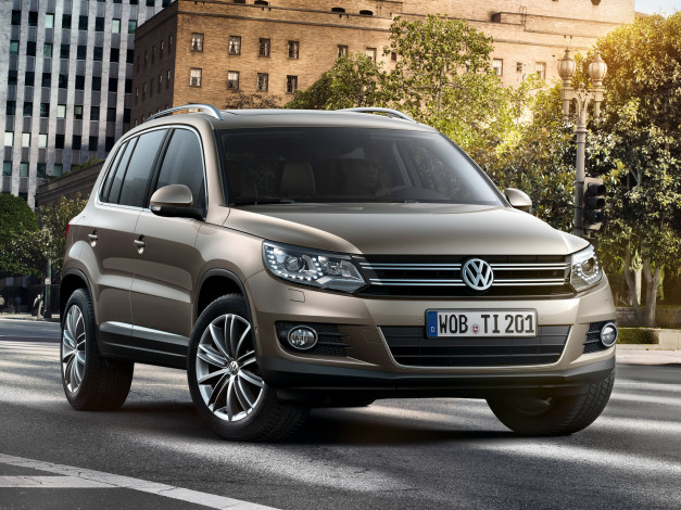 Обои картинки фото автомобили, volkswagen, tiguan