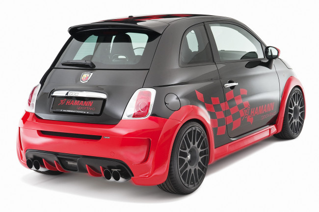 Обои картинки фото 2010, abarth, 500, hamann, автомобили, fiat