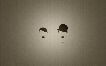 Картинка рисованные минимализм чарли чаплин шляпа гитлер