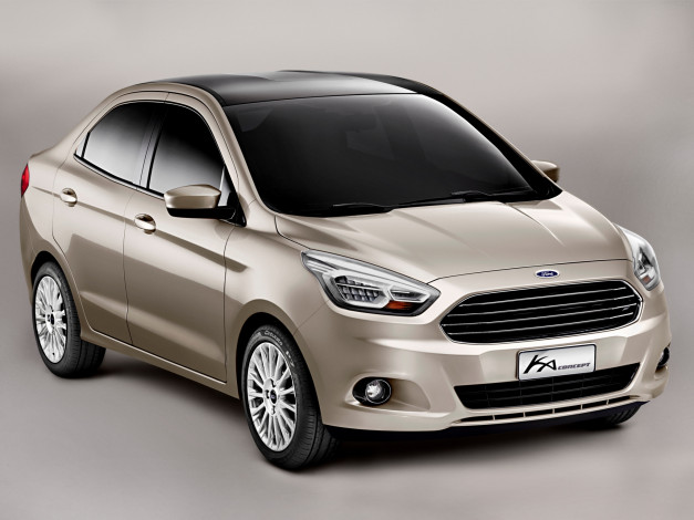 Обои картинки фото автомобили, ford, 2014г, 4-portas, ka, concept