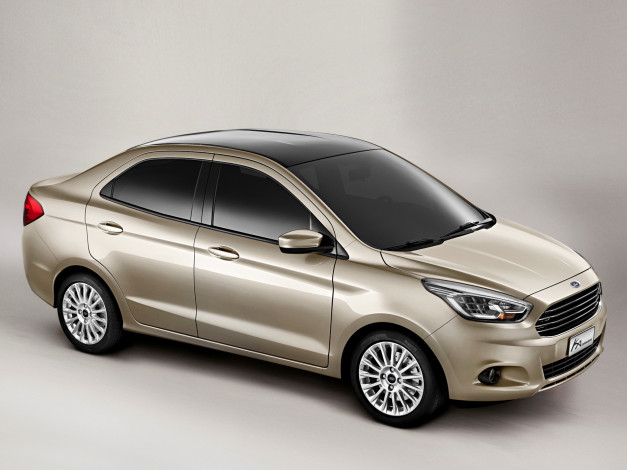 Обои картинки фото автомобили, ford, ka, concept, 4-portas, 2014г