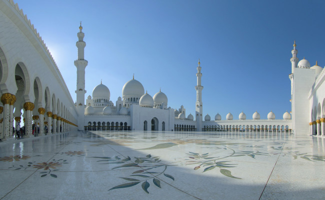 Обои картинки фото города, - мечети,  медресе, архитектура, мечеть, шейха, зайда, минарет, оаэ, абу-даби