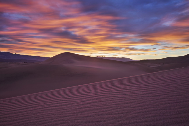 Обои картинки фото природа, пустыни, пустыня, закат, пейзаж