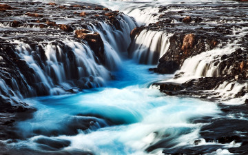 Картинка природа водопады потоки река
