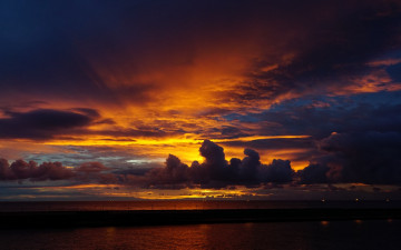Картинка природа восходы закаты облака закат