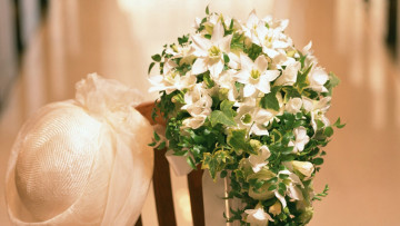 Картинка цветы букеты композиции шляпка букет невесты