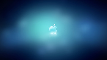 Картинка компьютеры apple синий