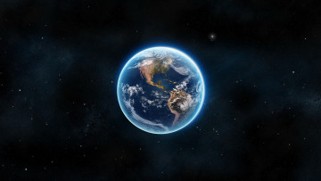 Картинка космос земля планета фон