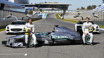 Картинка спорт формула mercedes w04 f1 racing