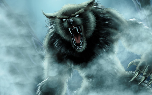 Обои картинки фото оборотень, фэнтези, оборотни, werewolf, волк