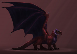 Картинка рисованное животные +сказочные +мифические фон дракон
