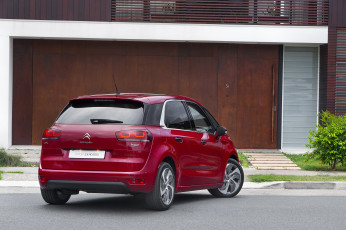 Картинка автомобили citroen красный 2015г au-spec c4 picasso citroеn