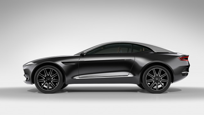 Обои картинки фото автомобили, aston martin, темный, 2015г, concept, dbx, aston, martin