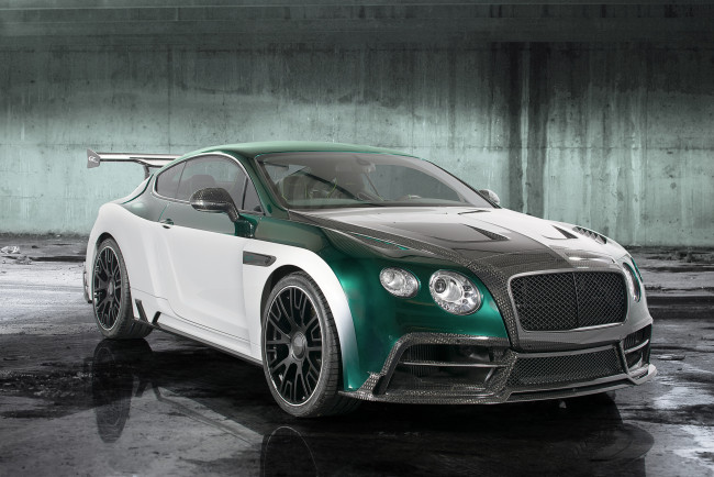 Обои картинки фото автомобили, bentley, race, gt, continental, mansory, 2015г