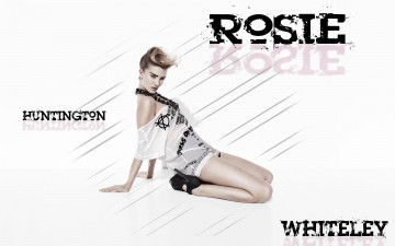 Картинка девушки rosie+huntington-whiteley модель блондинка футболка каблуки
