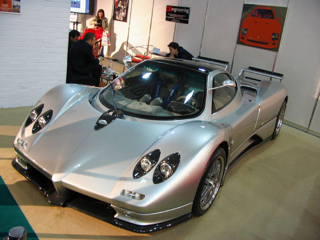 Обои картинки фото pagani, zonda, c12, автомобили