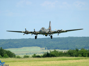 обоя авиация, боевые, самолёты, boeing b-17 flying fortress