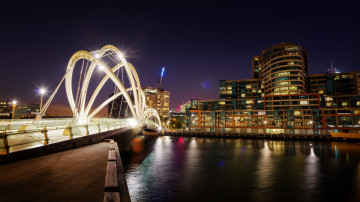 обоя города, мосты, конструкция, мельбурн, австралия