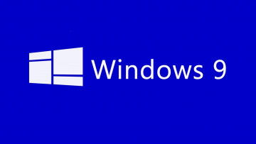 обоя компьютеры, windows 9, логотип, фон