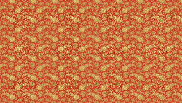 Картинка векторная+графика другое+ other ткань растительные узоры красный фон винтаж орнамент обои листья цветы