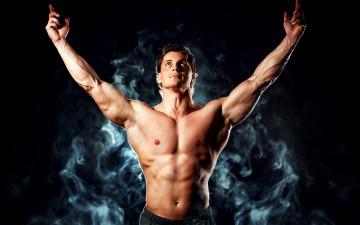 Картинка мужчины -+unsort дым мускулы тело парень