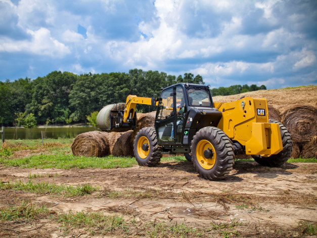 Обои картинки фото техника, фронтальные погрузчики, caterpillar