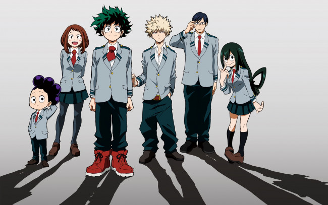 Обои картинки фото аниме, boku no hero academia, персонажи