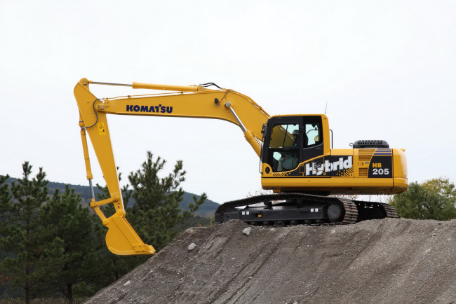 Обои картинки фото техника, экскаваторы, komatsu