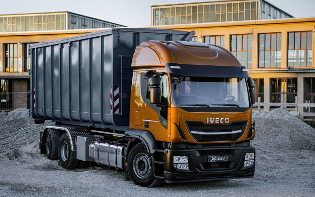 Обои картинки фото iveco stralis x-way,  6x4, автомобили, iveco, crushed, stone, transportation, 6x4, dump, truck, new, trucks, самосвал, грузовики, stralis, x-way