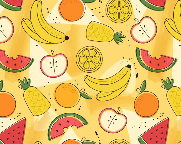 Обои картинки фото векторная графика, еда , food, фрукты