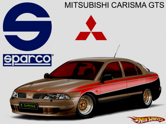Обои картинки фото carisma, gts, by, sparco, автомобили, mitsubishi