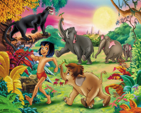 Картинка мультфильмы the jungle book