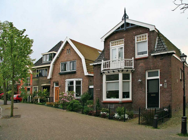 Обои картинки фото голландия, заанстад, города, здания, дома