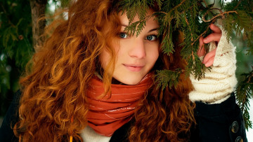 Картинка -Unsort+Лица+Портреты девушки unsort лица портреты свитер шарф