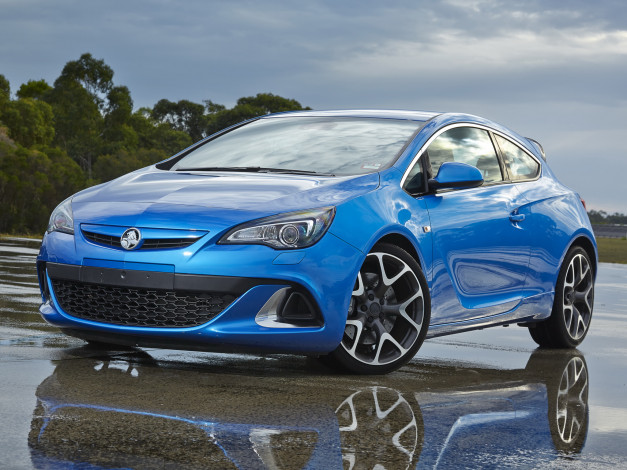 Обои картинки фото автомобили, holden, синий, 2015г, astra, vxr