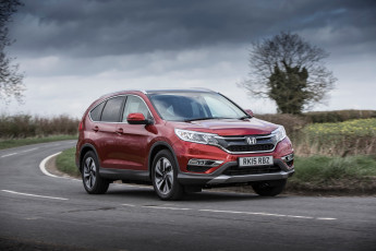 обоя автомобили, honda, 2015г, rm, uk-spec, cr-v, красный