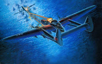 Картинка авиация 3д рисованые v-graphic картинка