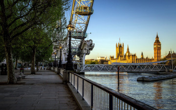 Картинка города лондон+ великобритания набережная