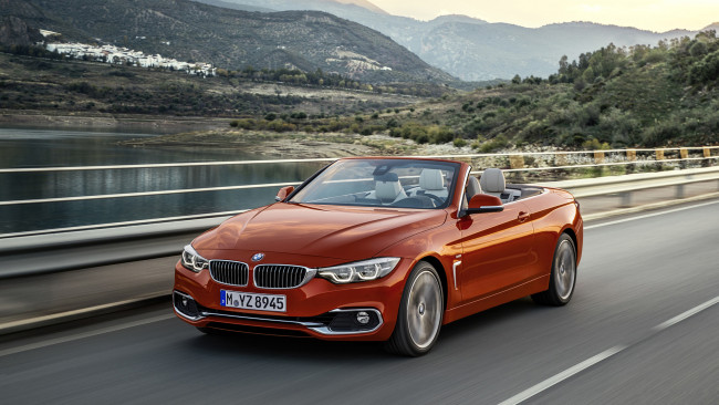 Обои картинки фото bmw 4 series convertible luxury line 2018, автомобили, bmw, 2018, series, 4, line, luxury, convertible