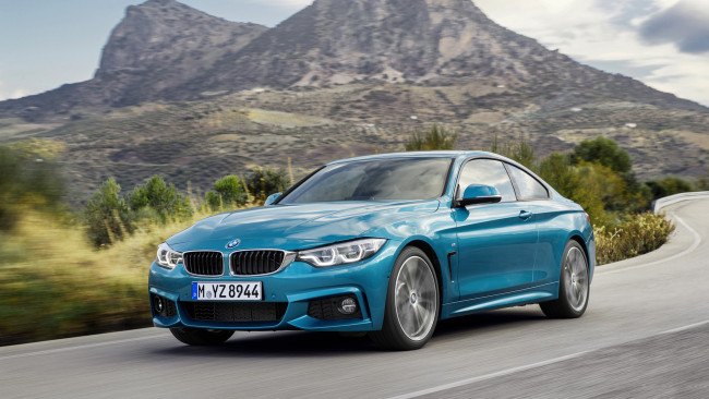 Обои картинки фото bmw 4 series coupe m sport 2018, автомобили, bmw, m, coupe, sport, 2018, 4, series